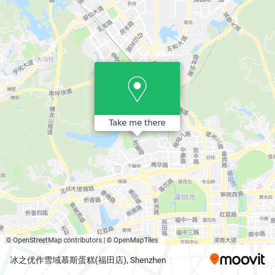 冰之优作雪域慕斯蛋糕(福田店) map
