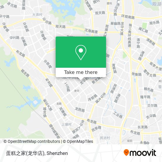 蛋糕之家(龙华店) map