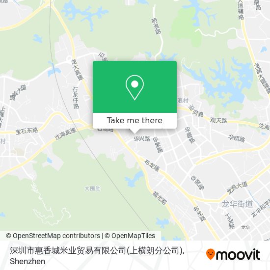 深圳市惠香城米业贸易有限公司(上横朗分公司) map