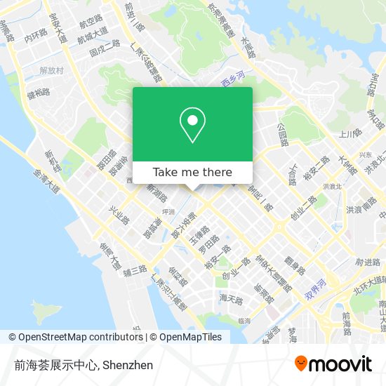 前海荟展示中心 map
