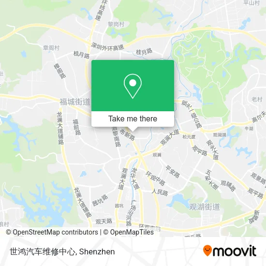 世鸿汽车维修中心 map