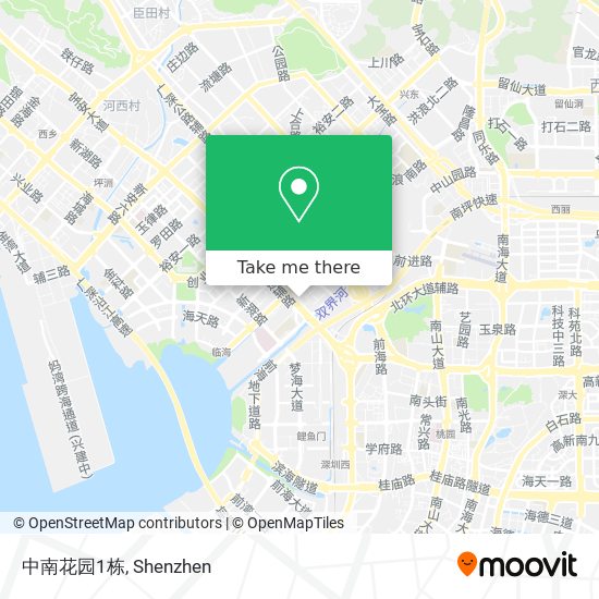 中南花园1栋 map