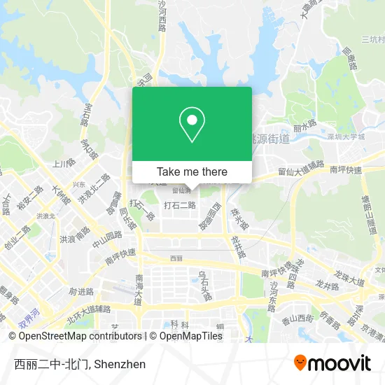 西丽二中-北门 map
