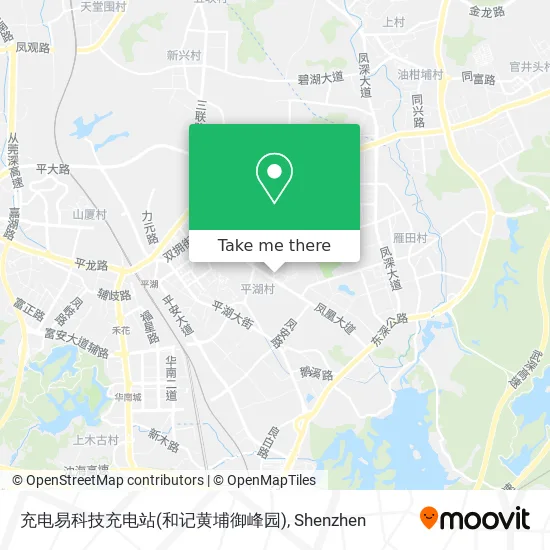 充电易科技充电站(和记黄埔御峰园) map