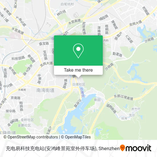 充电易科技充电站(安鸿峰景苑室外停车场) map
