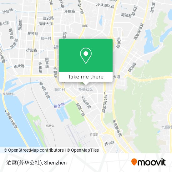 泊寓(芳华公社) map