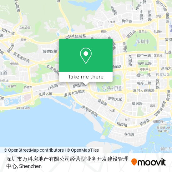 深圳市万科房地产有限公司经营型业务开发建设管理中心 map