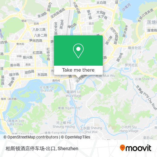 柏斯顿酒店停车场-出口 map