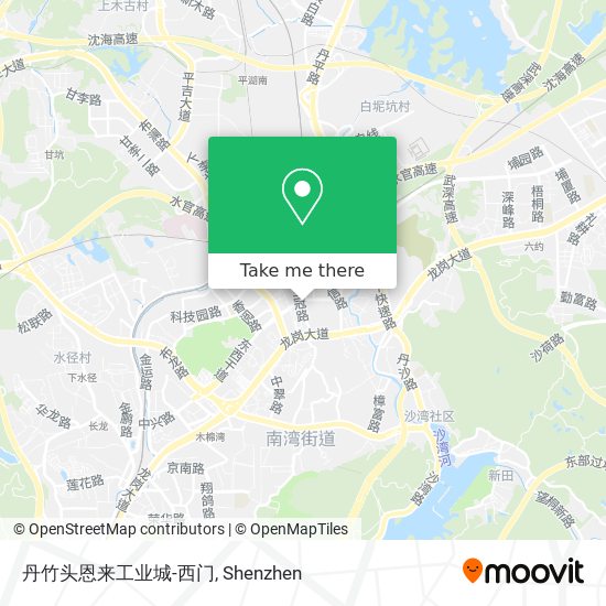 丹竹头恩来工业城-西门 map