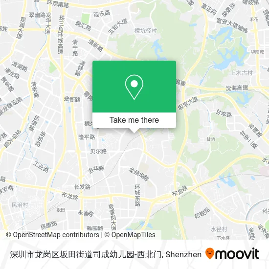 深圳市龙岗区坂田街道司成幼儿园-西北门 map