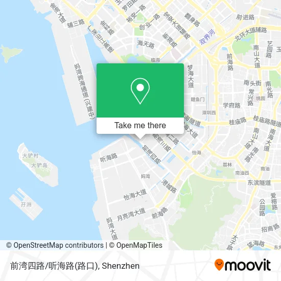 前湾四路/听海路(路口) map