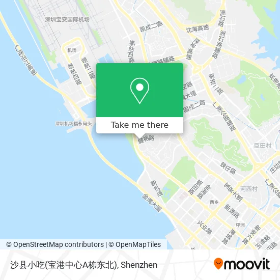 沙县小吃(宝港中心A栋东北) map