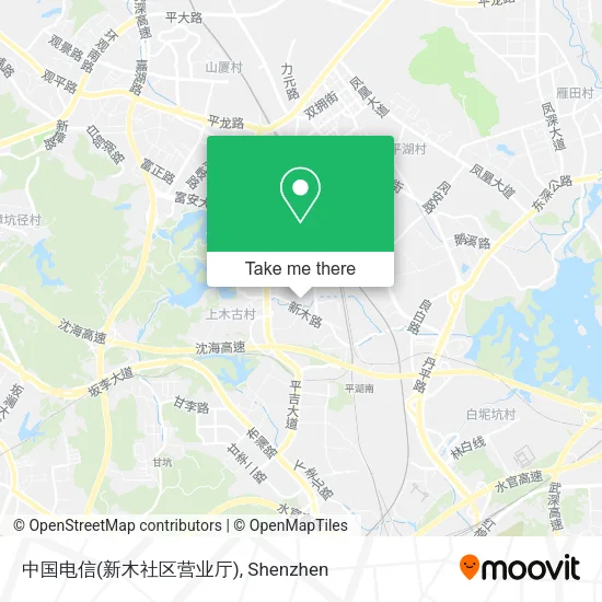 中国电信(新木社区营业厅) map