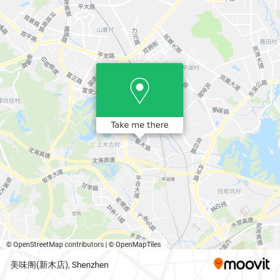 美味阁(新木店) map