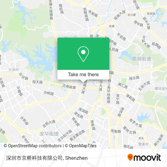 深圳市京桥科技有限公司 map