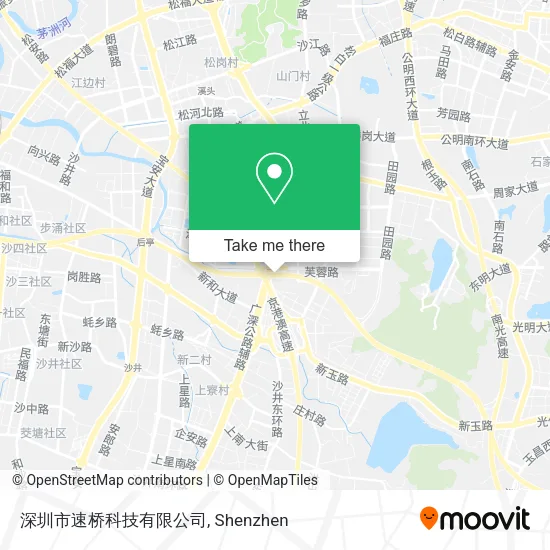 深圳市速桥科技有限公司 map