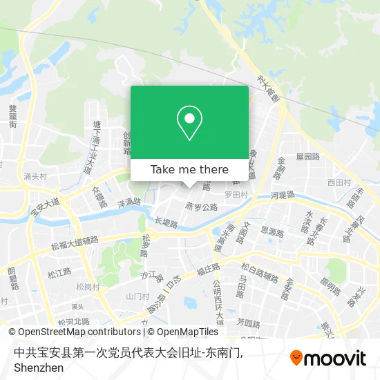 中共宝安县第一次党员代表大会旧址-东南门 map