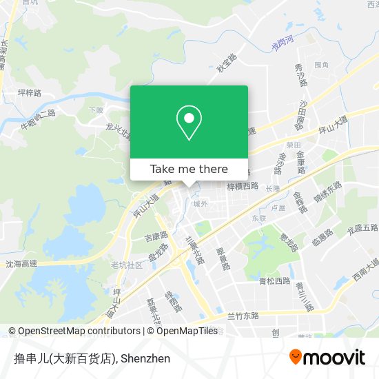 撸串儿(大新百货店) map