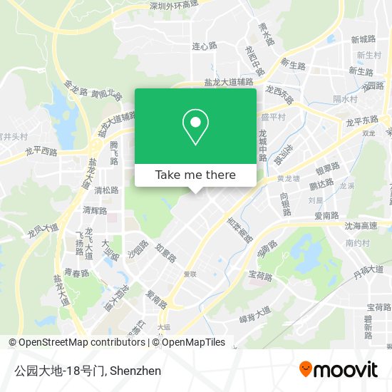 公园大地-18号门 map