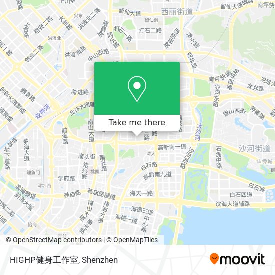 HIGHP健身工作室 map