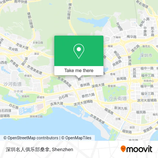 深圳名人俱乐部桑拿 map