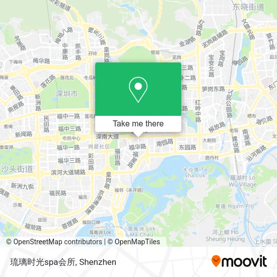 琉璃时光spa会所 map