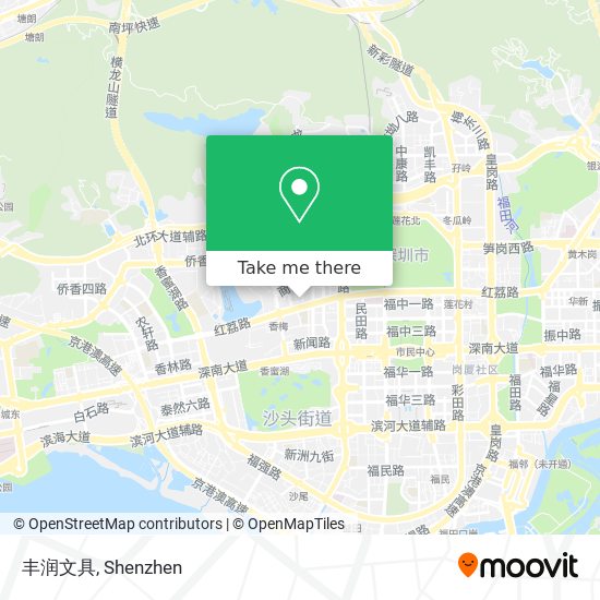 丰润文具 map