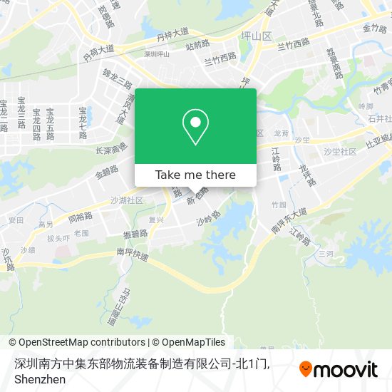 深圳南方中集东部物流装备制造有限公司-北1门 map
