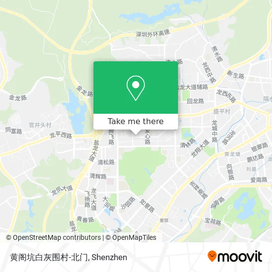 黄阁坑白灰围村-北门 map