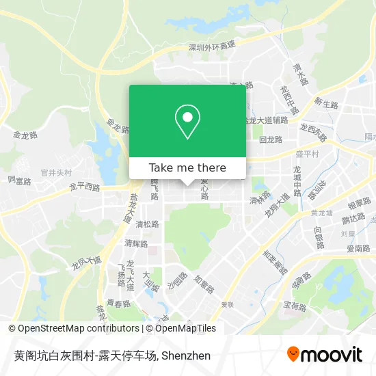 黄阁坑白灰围村-露天停车场 map