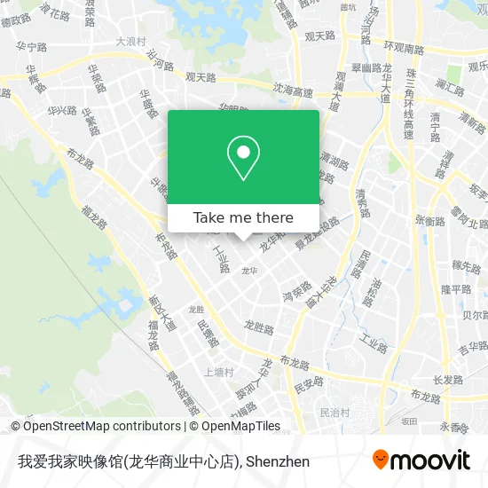 我爱我家映像馆(龙华商业中心店) map