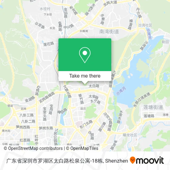 广东省深圳市罗湖区太白路松泉公寓-18栋 map