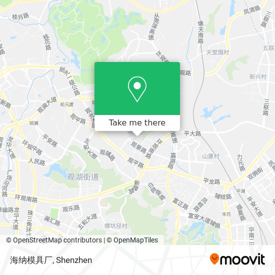 海纳模具厂 map