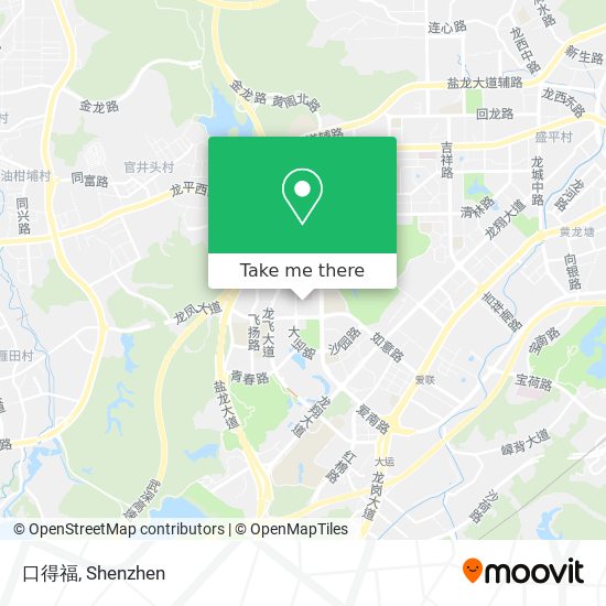 口得福 map
