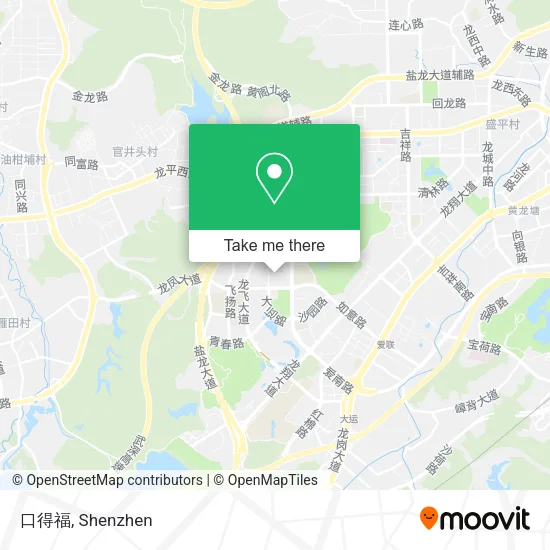 口得福 map