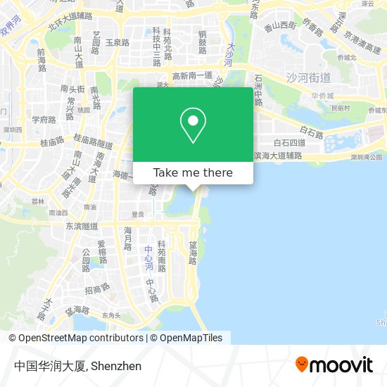 中国华润大厦 map