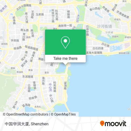 中国华润大厦 map