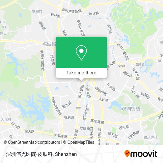 深圳伟光医院-皮肤科 map