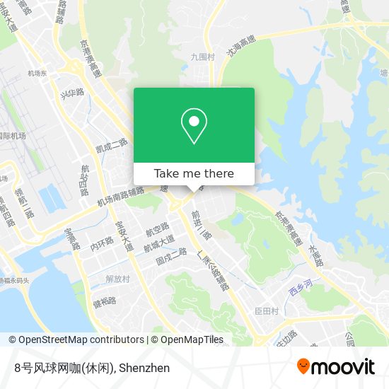 8号风球网咖(休闲) map