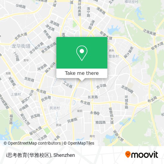 i思考教育(华雅校区) map