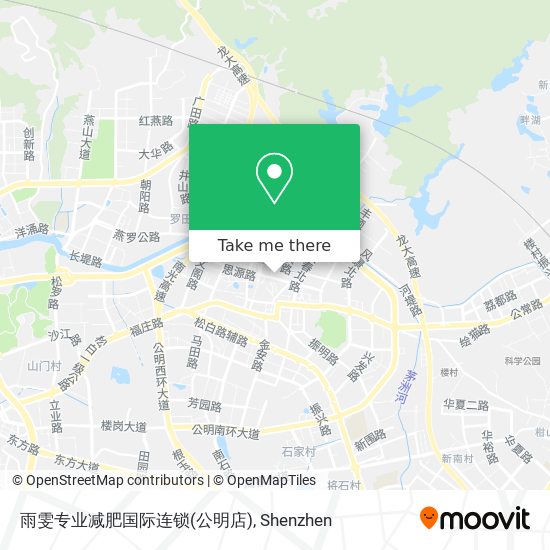 雨雯专业减肥国际连锁(公明店) map