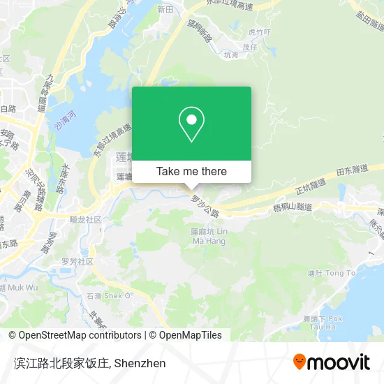 滨江路北段家饭庄 map