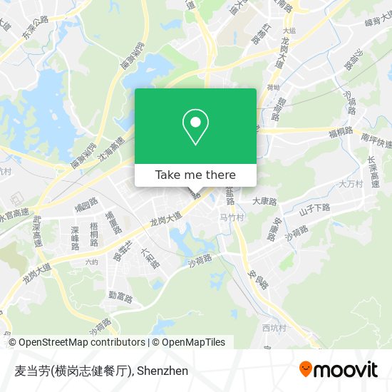 麦当劳(横岗志健餐厅) map