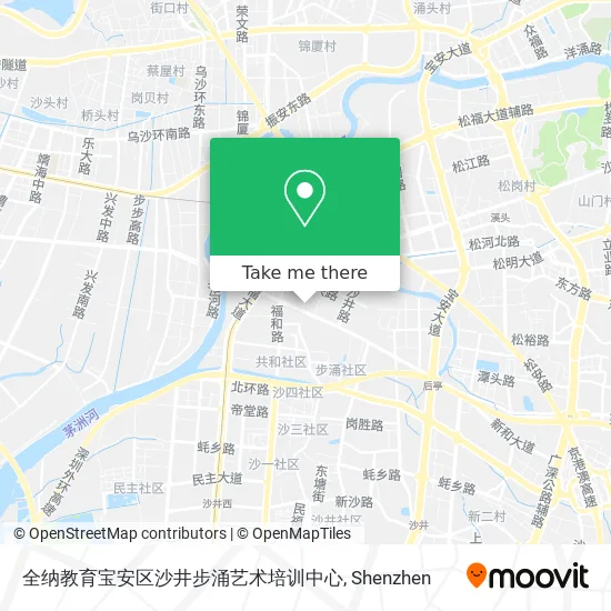全纳教育宝安区沙井步涌艺术培训中心 map
