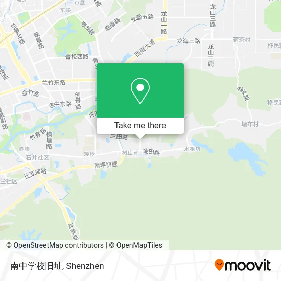 南中学校旧址 map