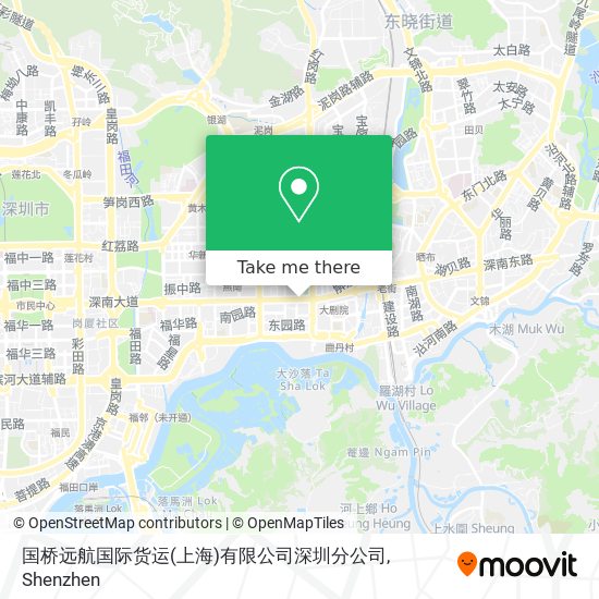 国桥远航国际货运(上海)有限公司深圳分公司 map