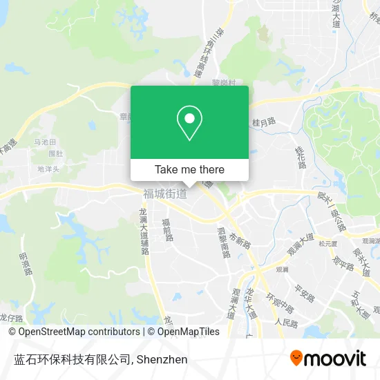 蓝石环保科技有限公司 map