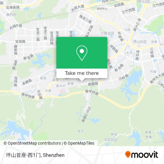 坪山首座-西1门 map