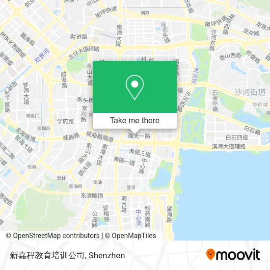 新嘉程教育培训公司 map