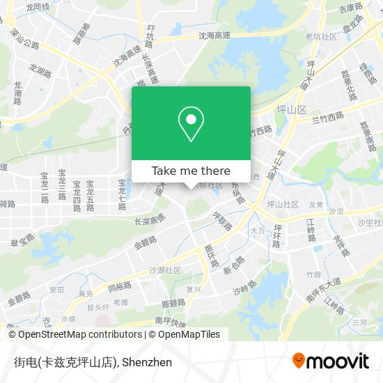 街电(卡兹克坪山店) map